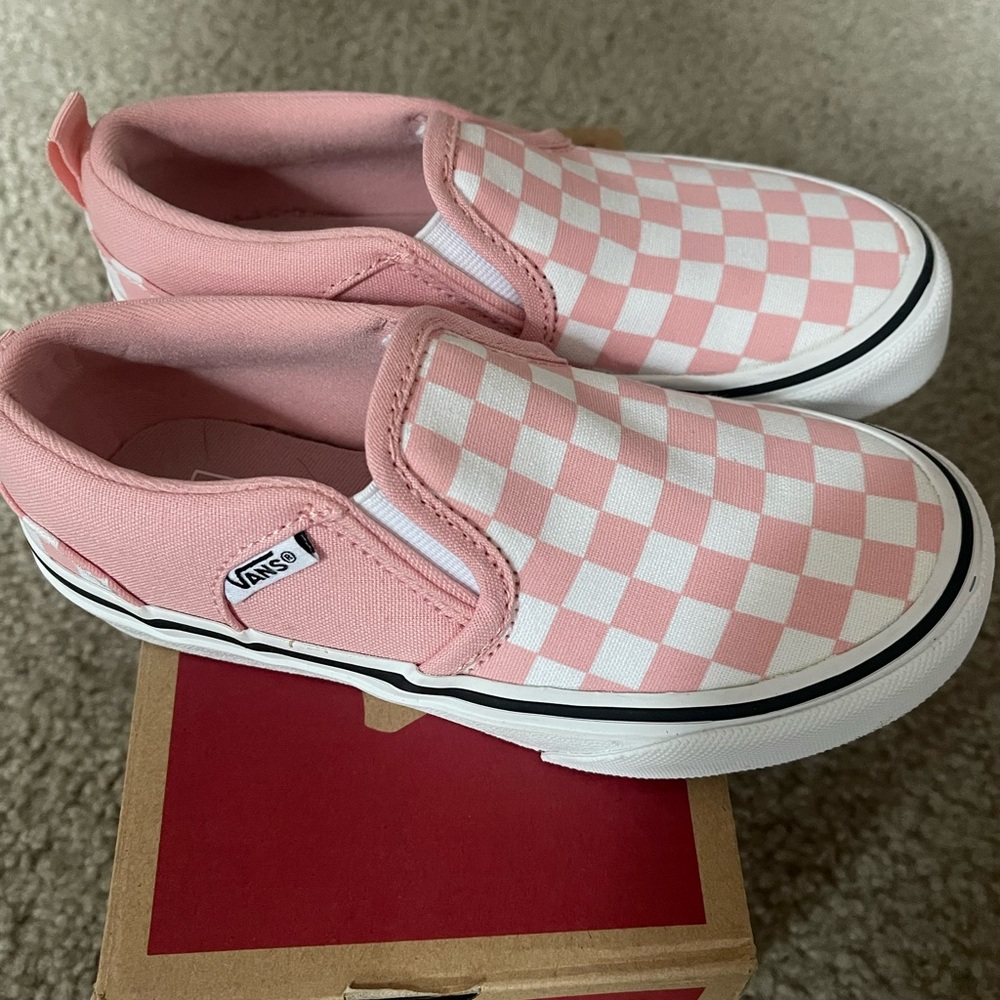 Kids Vans toddler/girls slip on sneakers